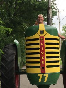 Mark and his new tractor